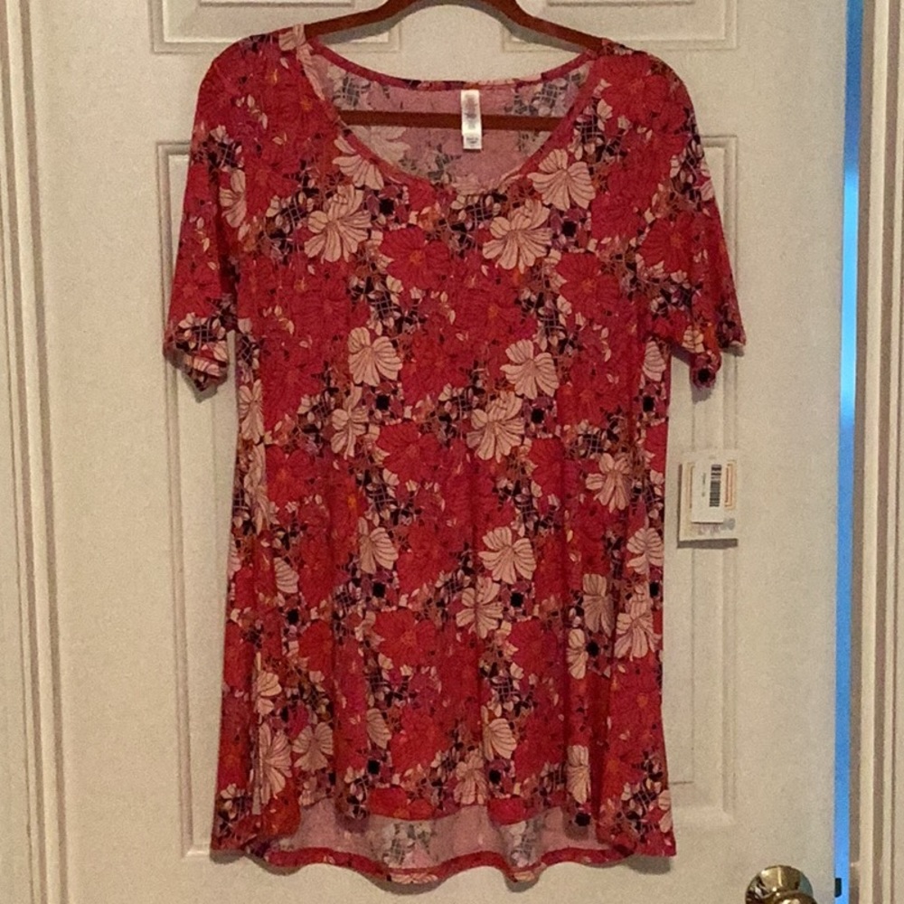 Lularoe floral perfect t.